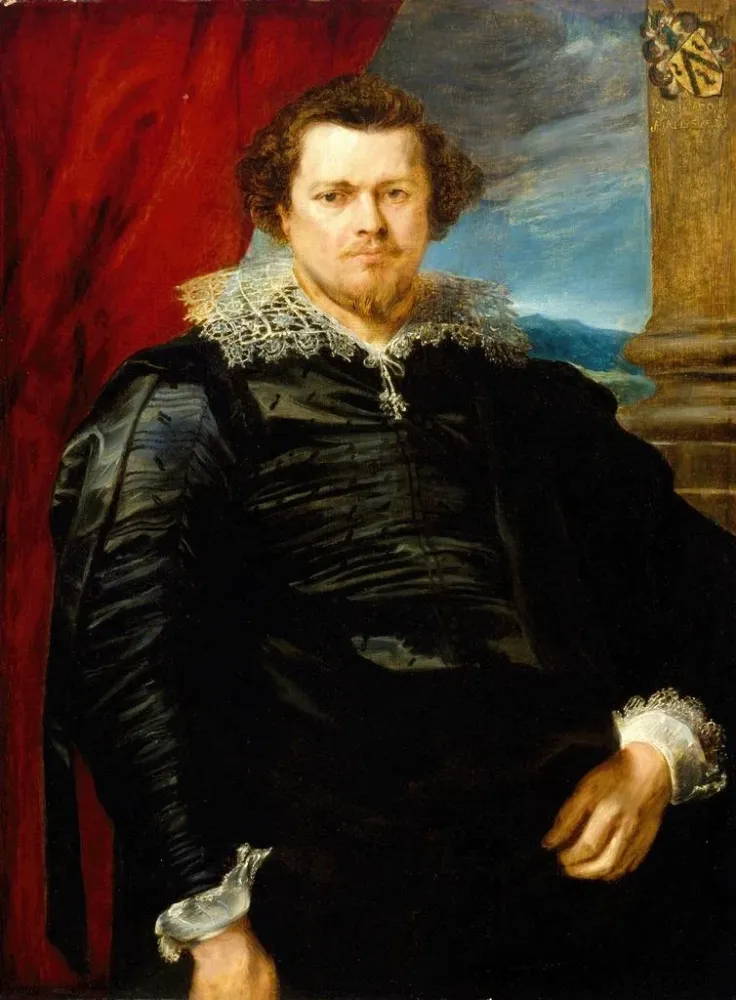 Gemälde Portrait de Jaspar de Charles van Nieuwenhoven - Antoine van Dyck | Kunstdruck