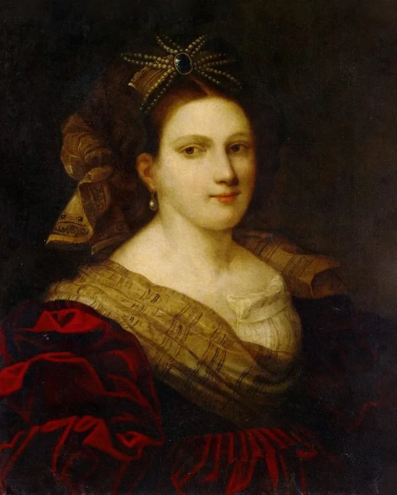 Gemälde Portrait de Laura dei Dianti - Anonyme