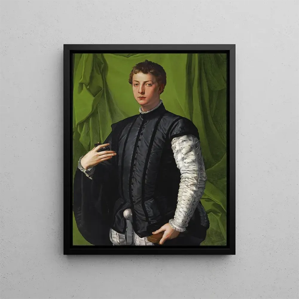 Gemälde Portrait de Lodovico Capponi - Agnolo Bronzino | Kunstdruck