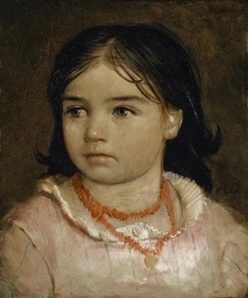 Gemälde Portrait de Lucia, fille de l'artiste - Arnold Böcklin | Kunstdruck