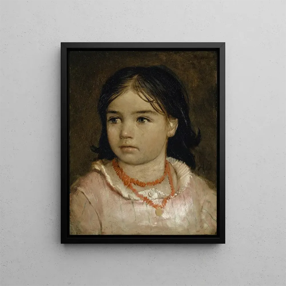 Gemälde Portrait de Lucia, fille de l'artiste - Arnold Böcklin | Kunstdruck