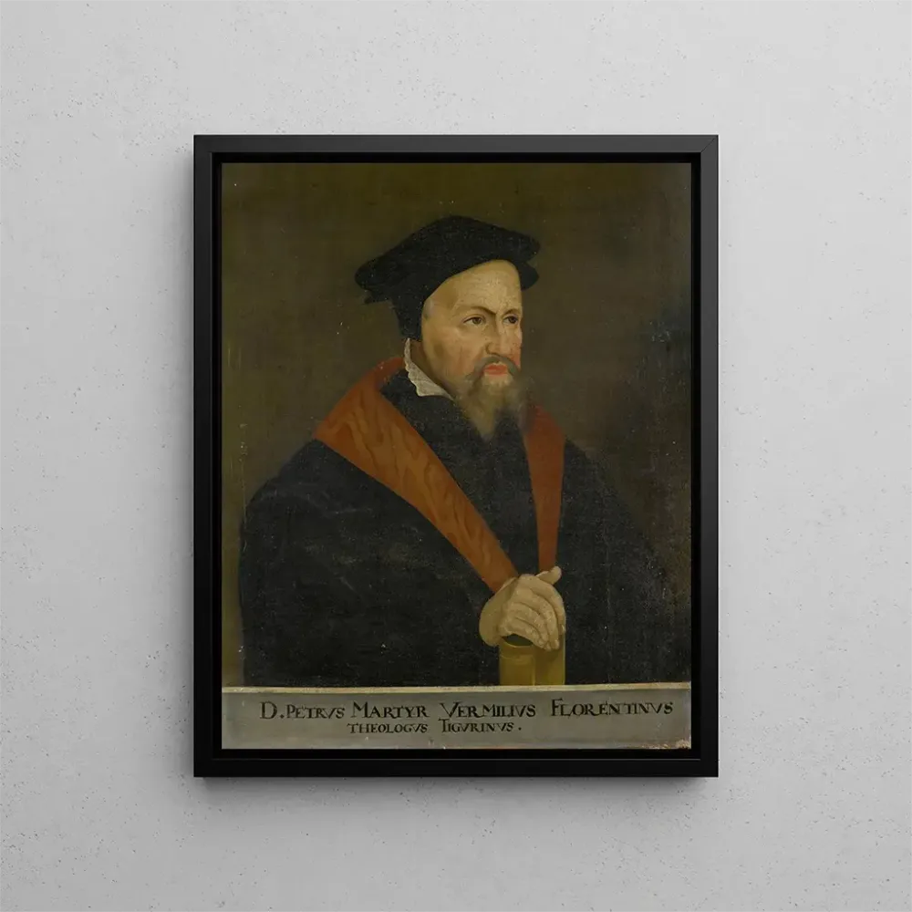 Gemälde Portrait de Petrus Martyr Vermigli - Anonyme | Kunstdruck