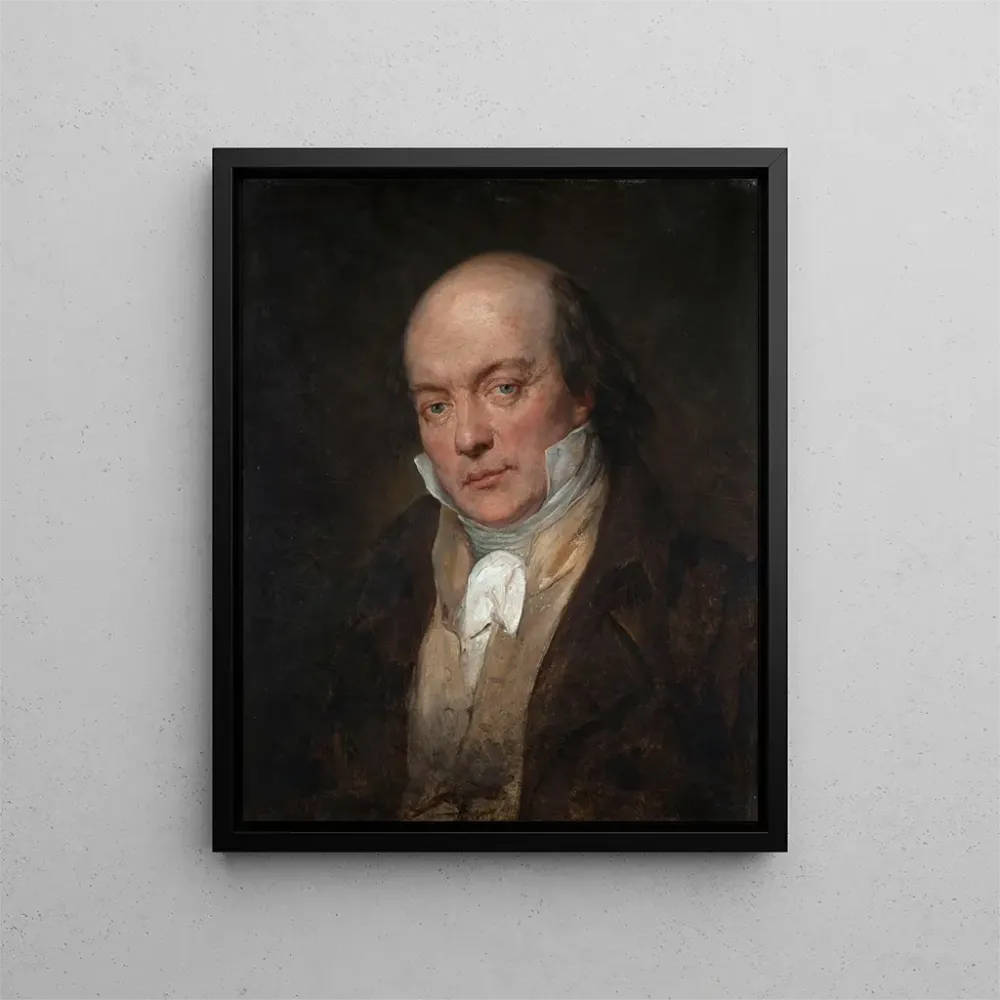 Gemälde Portrait de Pierre-Jean de Béranger - Ary Scheffer | Kunstdruck