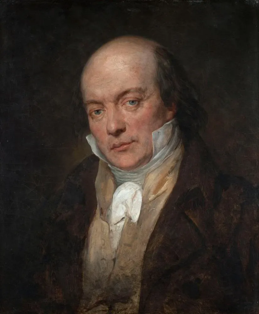 Gemälde Portrait de Pierre-Jean de Béranger - Ary Scheffer | Kunstdruck