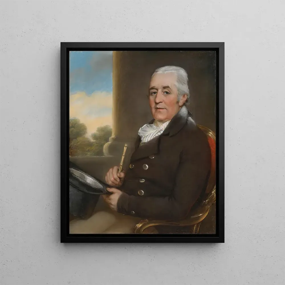 Gemälde Portrait de Samuel Buck (1745 - 1806) d'Ulley Carnaby - John Russell | Kunstdruck