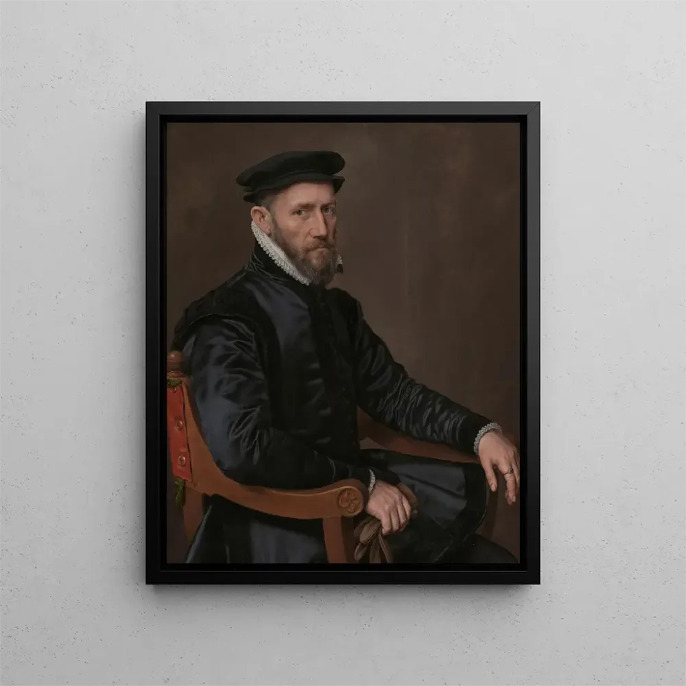 Gemälde Portrait de Sir Thomas Gresham - Antonis Mor | Kunstdruck