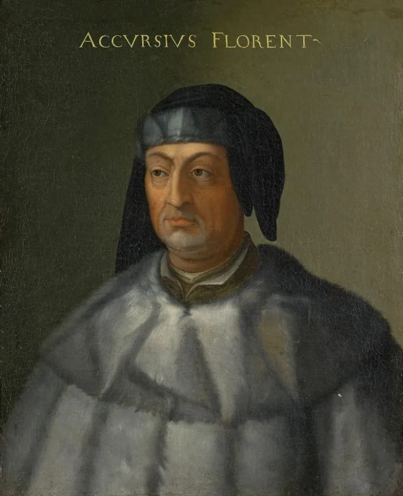 Gemälde Portrait von Accursius - Anonym | Kunstdruck