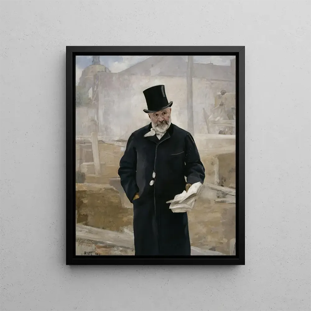 Gemälde Portrait von Adolphe Alphand - Alfred Philippe Roll | Kunstdruck