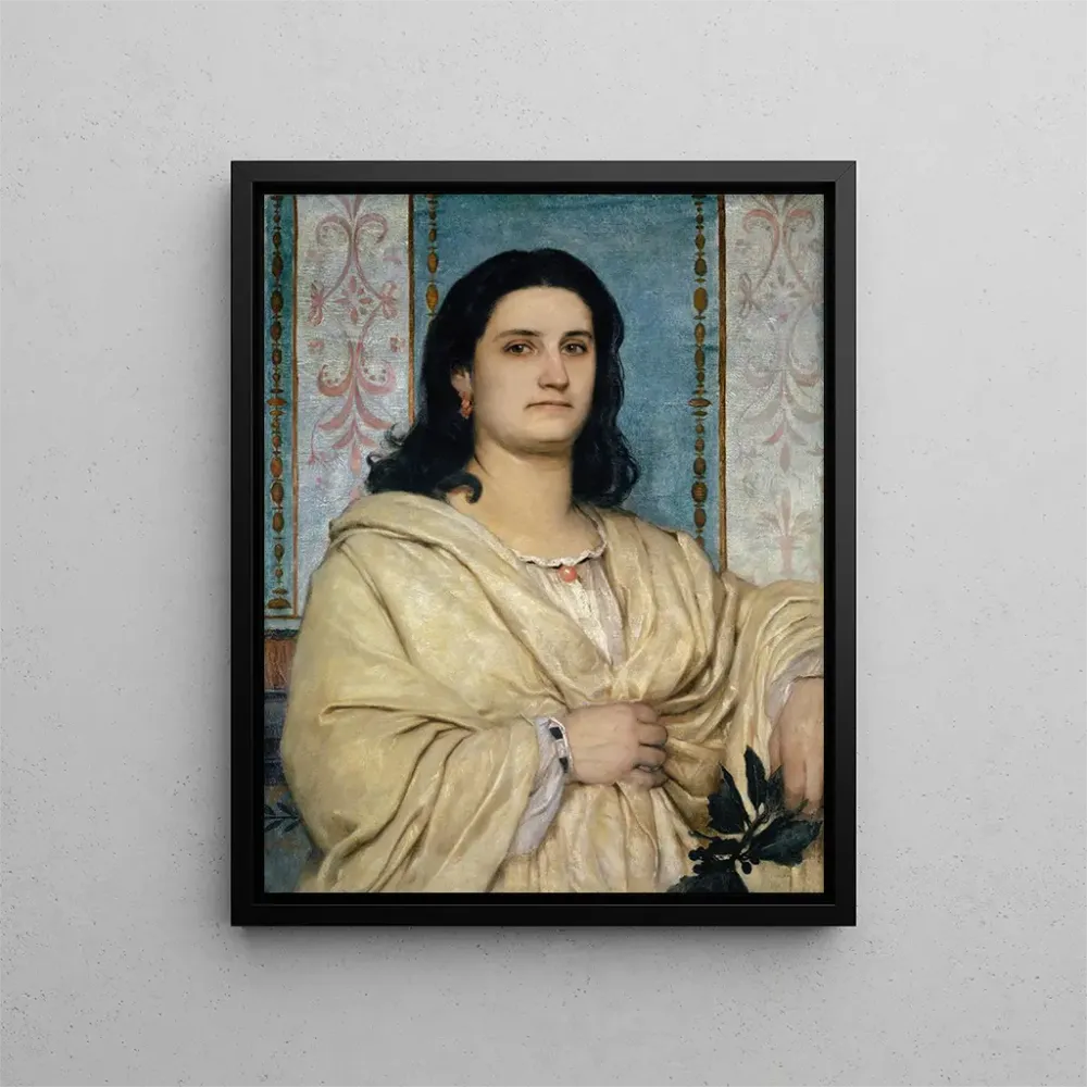 Gemälde Portrait von Angela Böcklin Muse - Arnold Böcklin | Kunstdruck