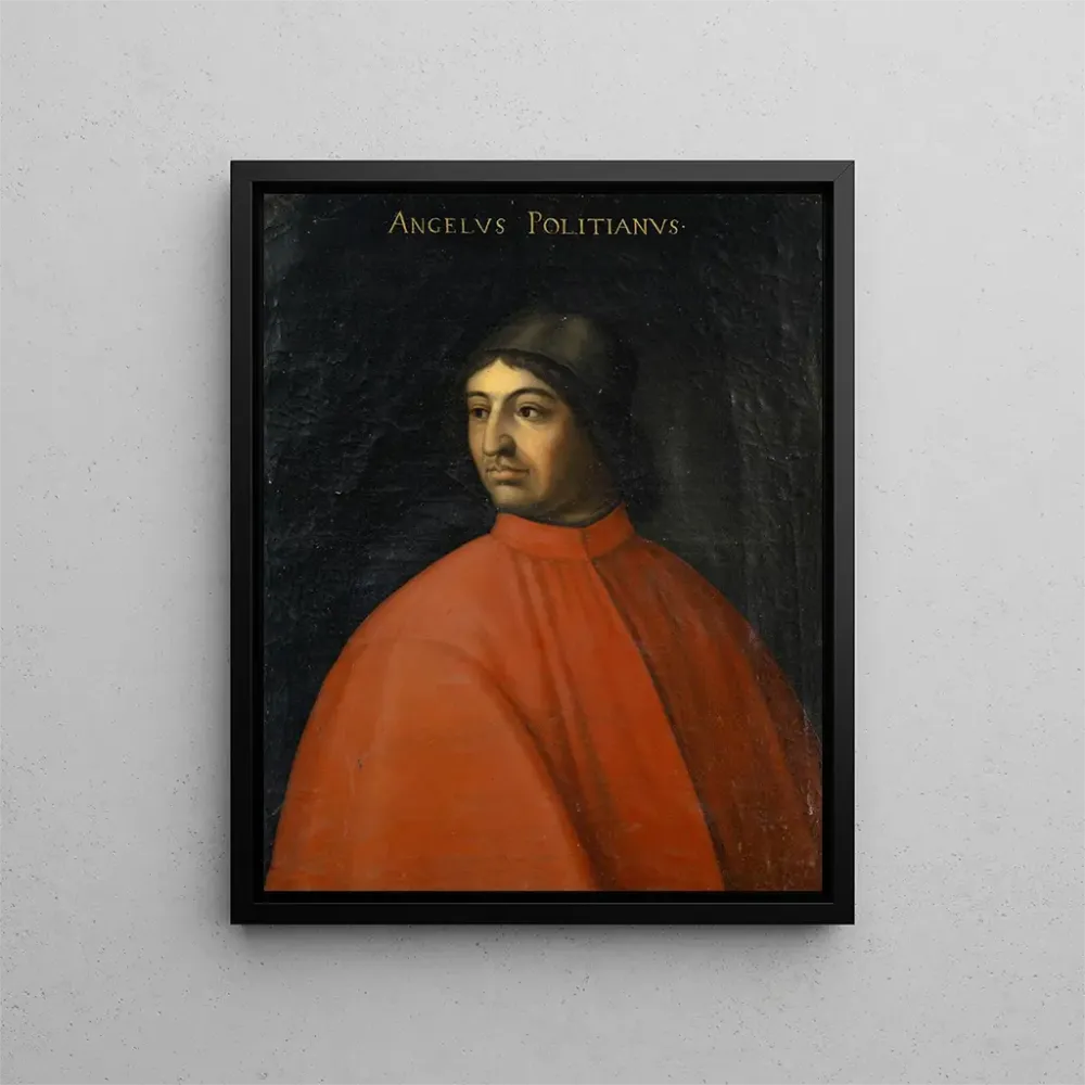 Gemälde Portrait von Angelo Poliziano - Anonym | Kunstdruck
