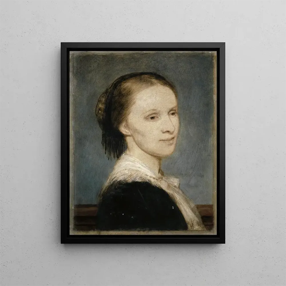 Gemälde Portrait von Anna Elisabeth Burckhardt-Brenner - Arnold Böcklin | Kunstdruck