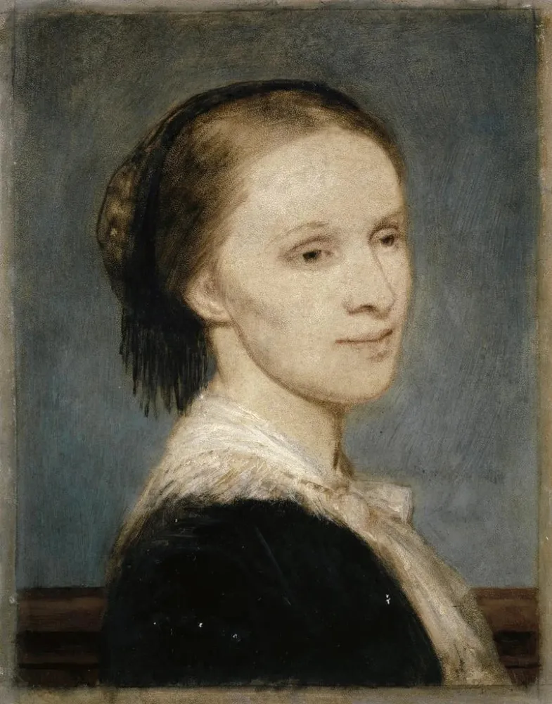 Gemälde Portrait von Anna Elisabeth Burckhardt-Brenner - Arnold Böcklin | Kunstdruck