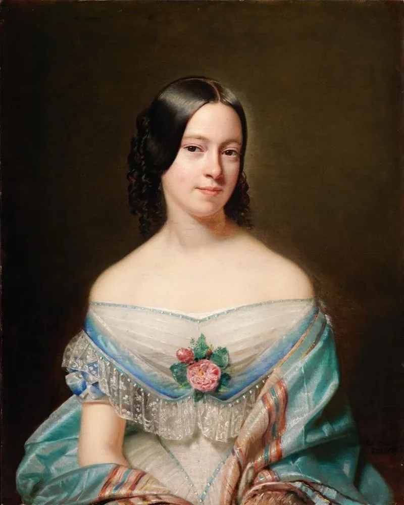 Gemälde Portrait von Anna von Minarelli Fitzgerald - Anton Einsle | Kunstdruck