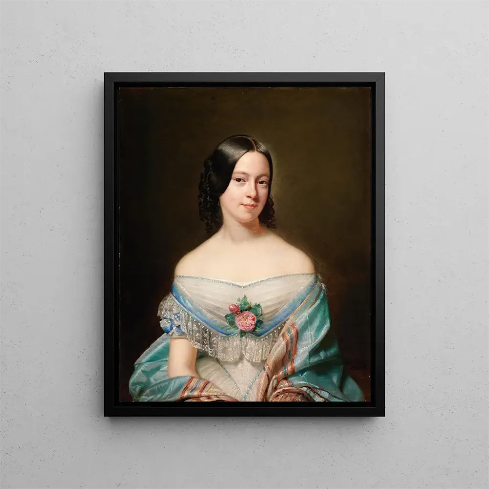 Gemälde Portrait von Anna von Minarelli Fitzgerald - Anton Einsle | Kunstdruck