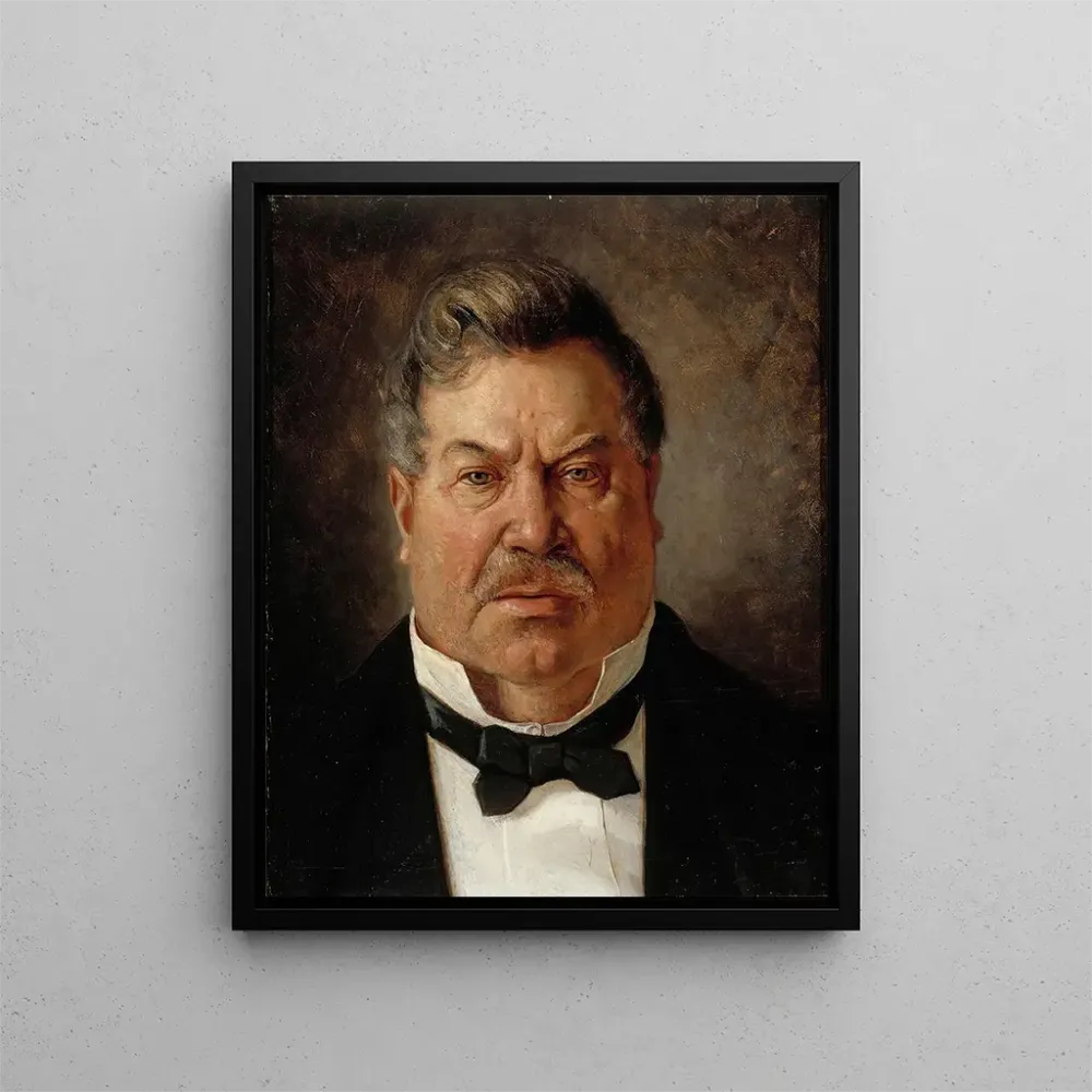 Gemälde Portrait von August Streng - Albert Edelfelt | Kunstdruck