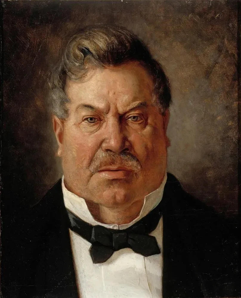 Gemälde Portrait von August Streng - Albert Edelfelt | Kunstdruck