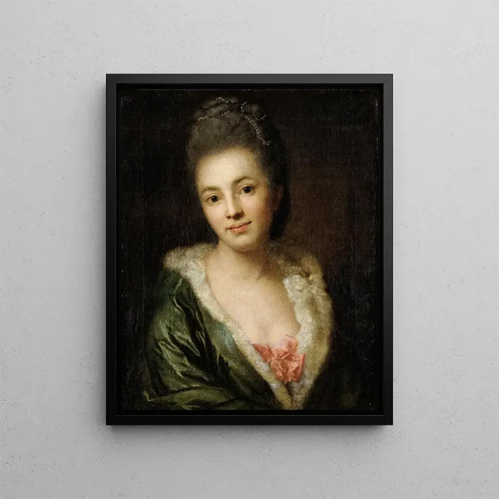 Gemälde Portrait von Auguste Sulzer, der Ehefrau des Künstlers - Anton Graff | Kunstdruck