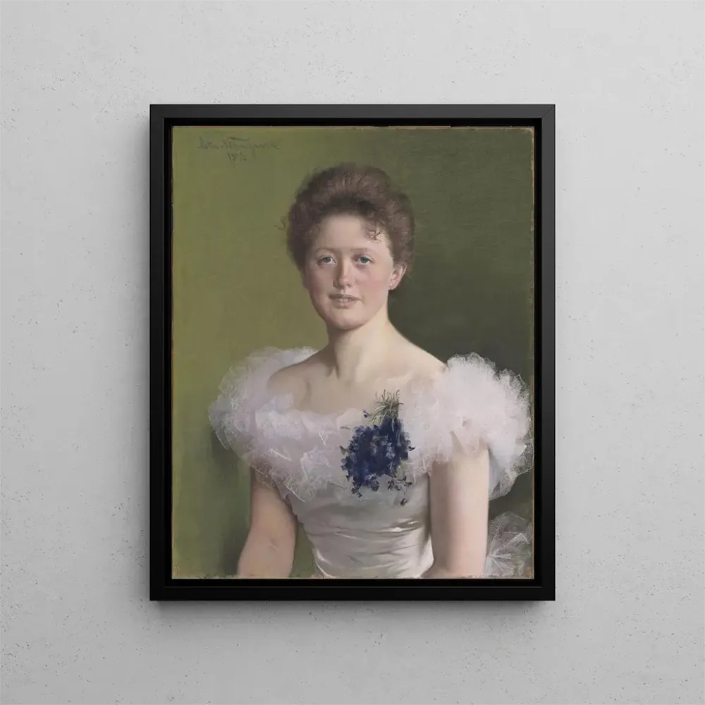 Gemälde Portrait von Benedikte Sophie Kaltenborn - Asta Nørregaard | Kunstdruck