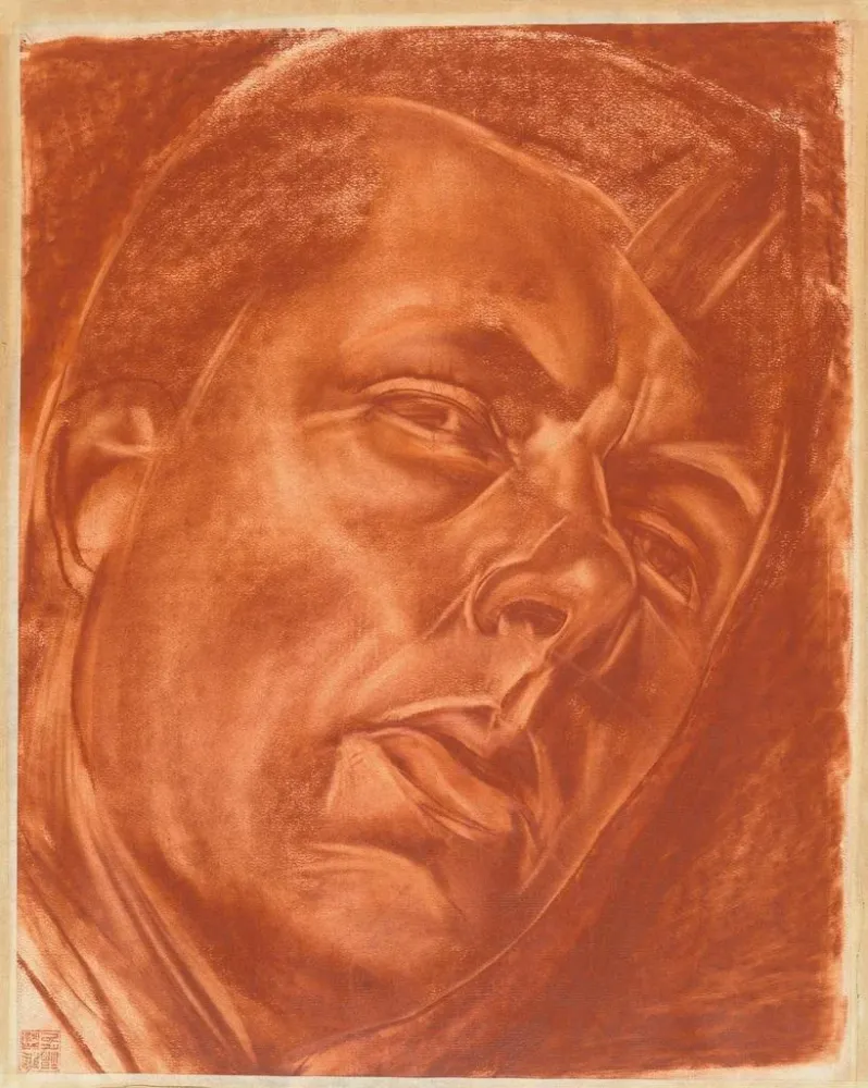 Gemälde Portrait von Boris Grigoriev - Alexandre Iacovleff | Kunstdruck