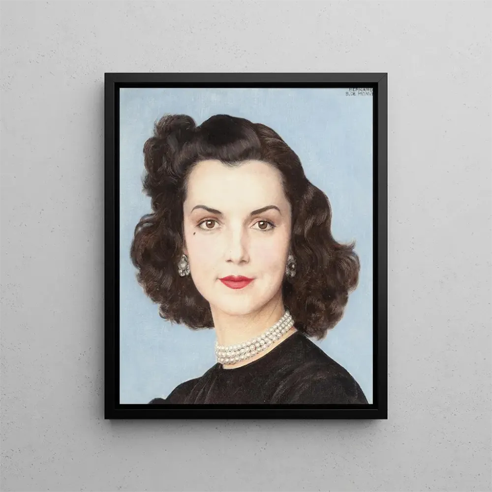 Gemälde Portrait von Brenda Frazier - Bernard Boutet de Monvel | Kunstdruck