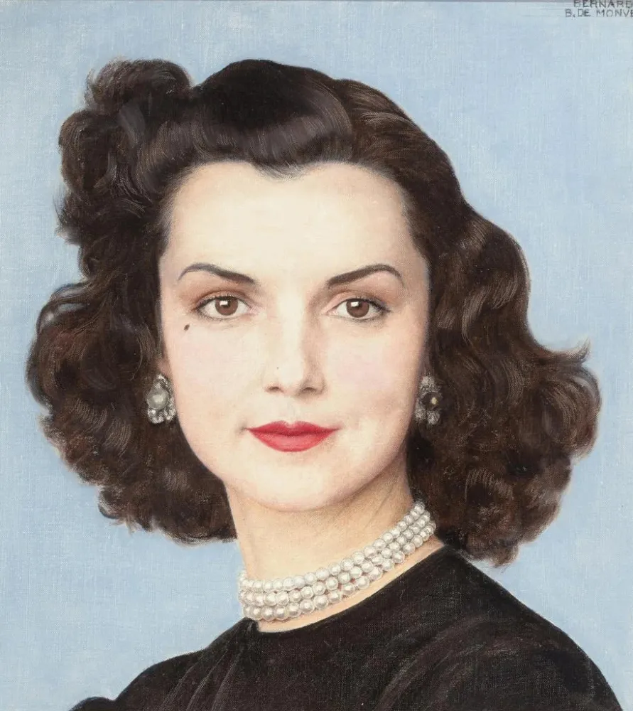 Gemälde Portrait von Brenda Frazier - Bernard Boutet de Monvel | Kunstdruck