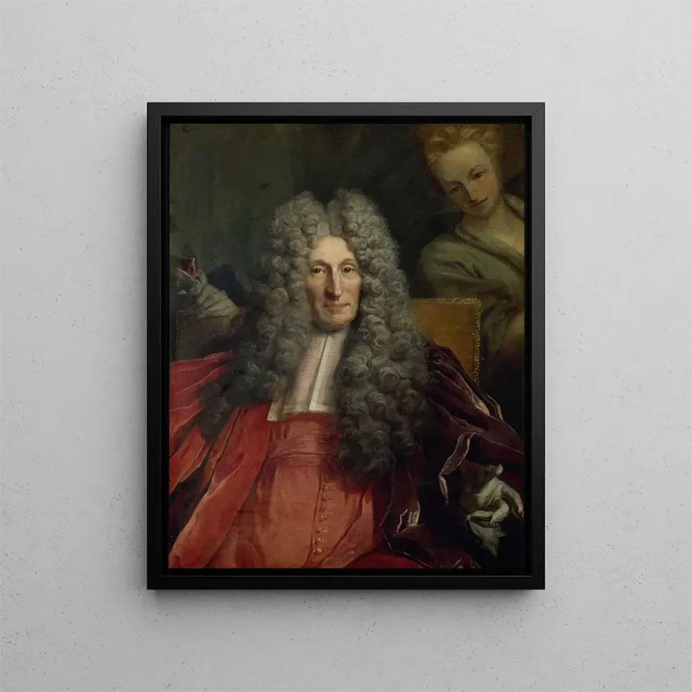 Gemälde Portrait von Charles Boucher d'Orsay, privat der Händler, 1700 - 1708 - Nicolas de Largillière | Kunstdruck