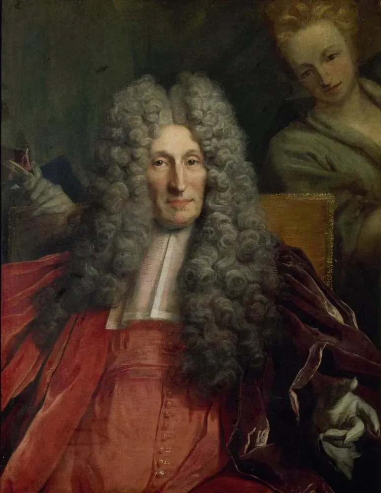 Gemälde Portrait von Charles Boucher d'Orsay, privat der Händler, 1700 - 1708 - Nicolas de Largillière | Kunstdruck