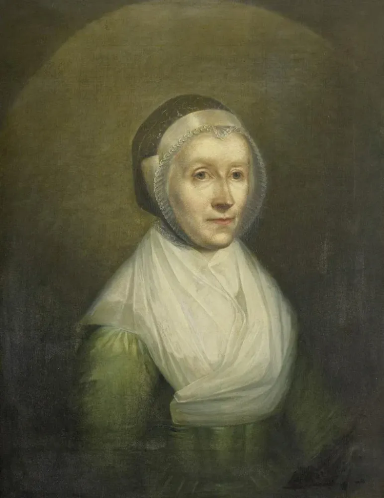 Gemälde Portrait von Christina Sebilla Charlotte Bakhuizen 1750-1810 - Benjamin Wolff | Kunstdruck