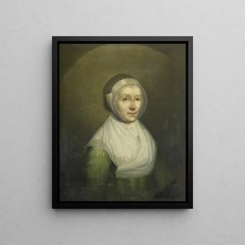 Gemälde Portrait von Christina Sebilla Charlotte Bakhuizen 1750-1810 - Benjamin Wolff | Kunstdruck
