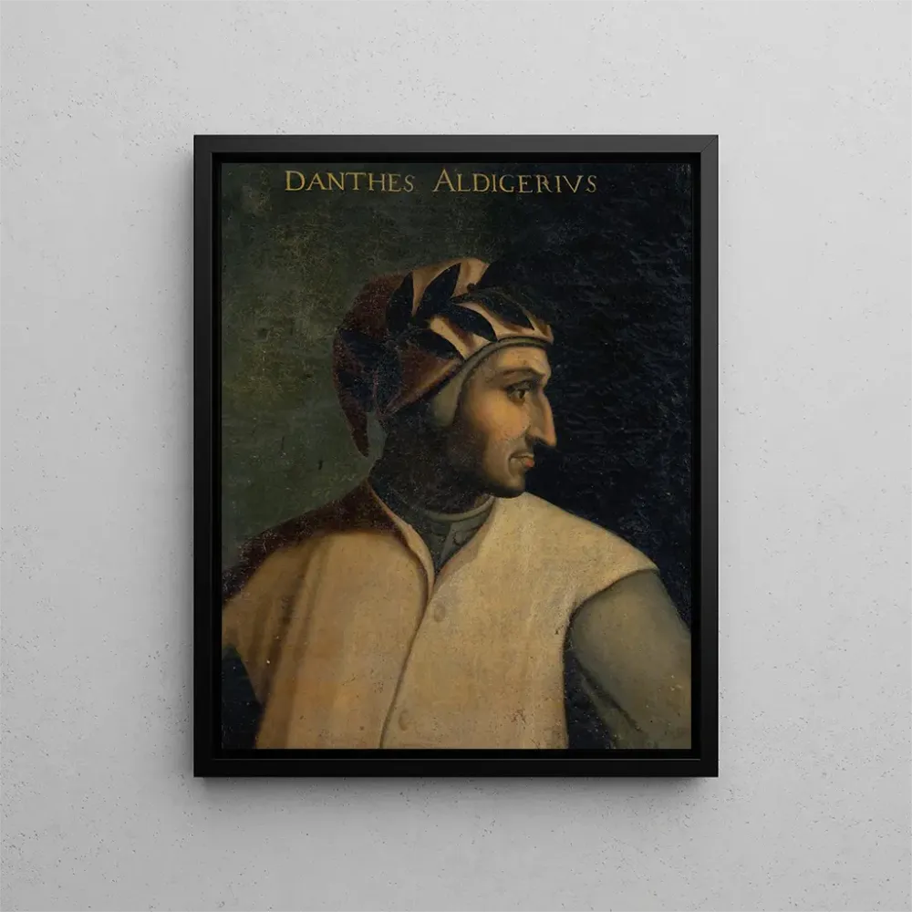 Gemälde Portrait von Dante Alighieri - Anonym | Kunstdruck