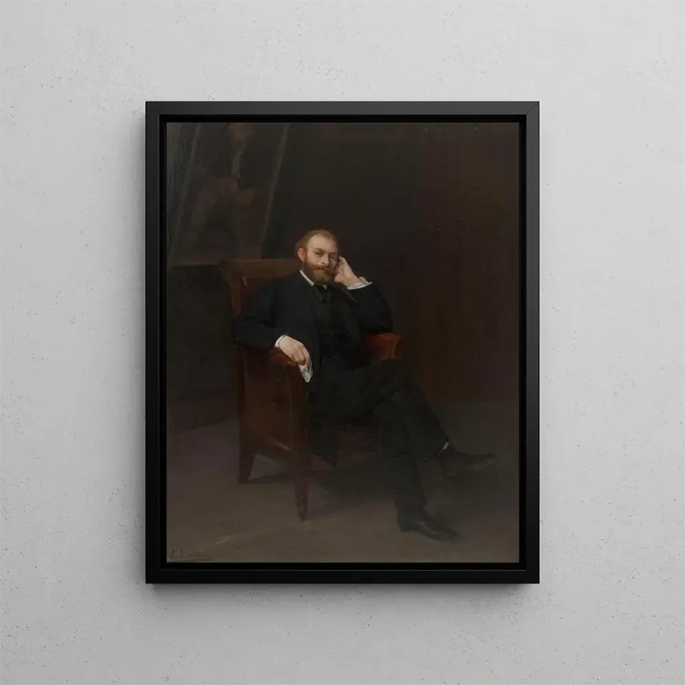 Gemälde Portrait von Édouard Manet - Alphonse Legros | Kunstdruck