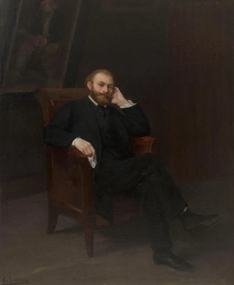Gemälde Portrait von Édouard Manet - Alphonse Legros | Kunstdruck