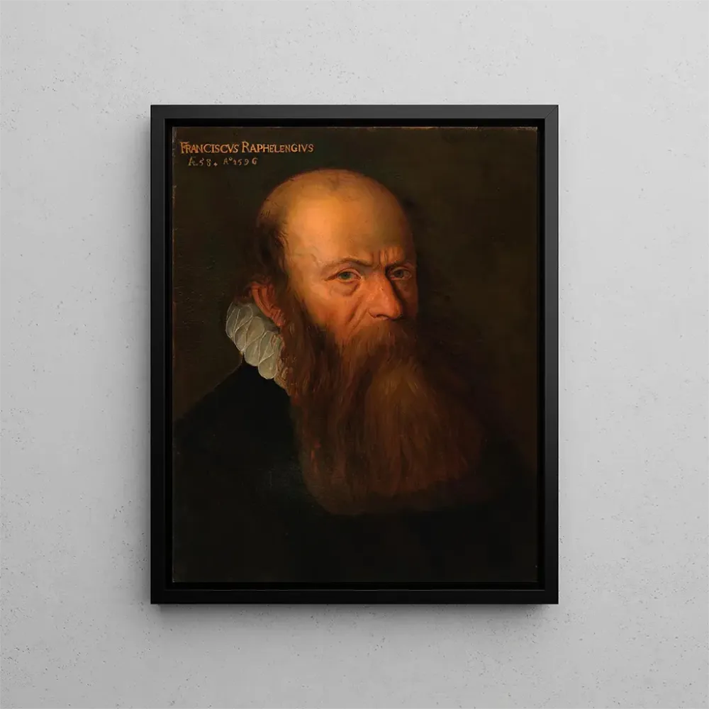 Gemälde Portrait von Franciscus Raphelengius - Albert Thys | Kunstdruck