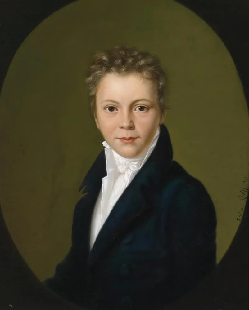 Gemälde Portrait von Franz Rieder - Barbara Krafft | Kunstdruck