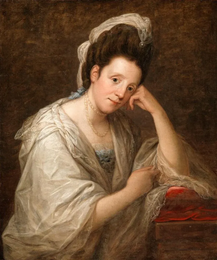 Gemälde Portrait von Frau Helen Dorothea Daniel - Angelica Kauffman | Kunstdruck