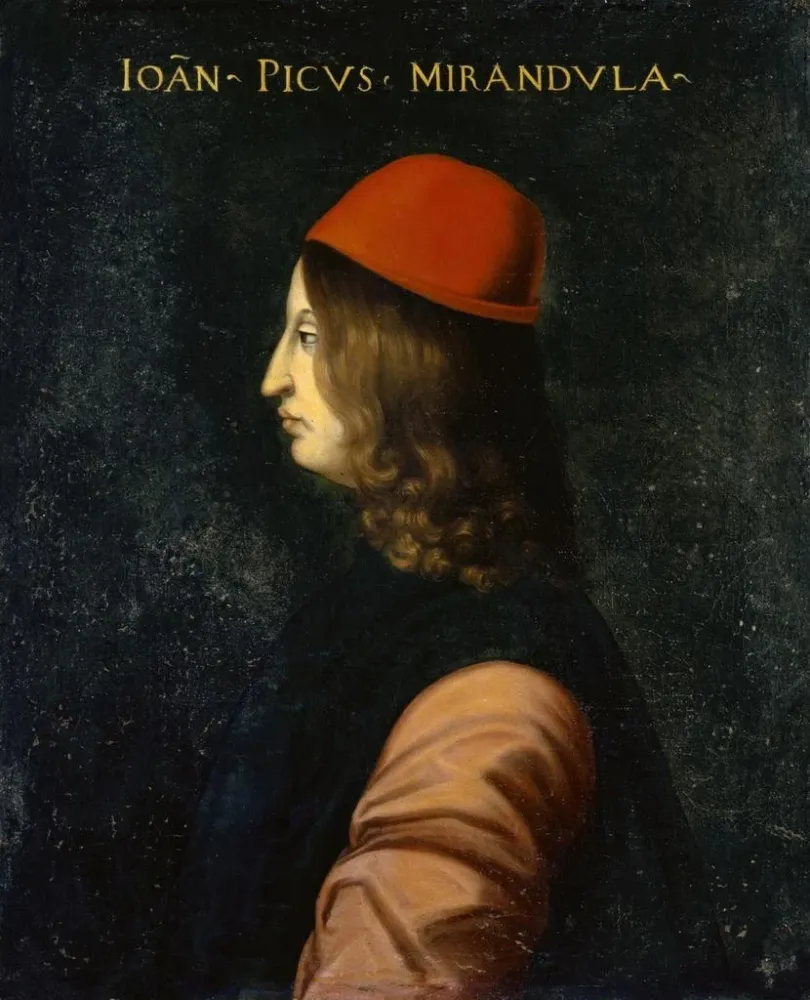 Gemälde Portrait von Giovanni Pico della Mirandola - Anonym | Kunstdruck