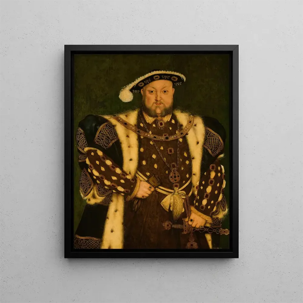 Gemälde Portrait von Heinrich VIII., König von England - Anonym | Kunstdruck