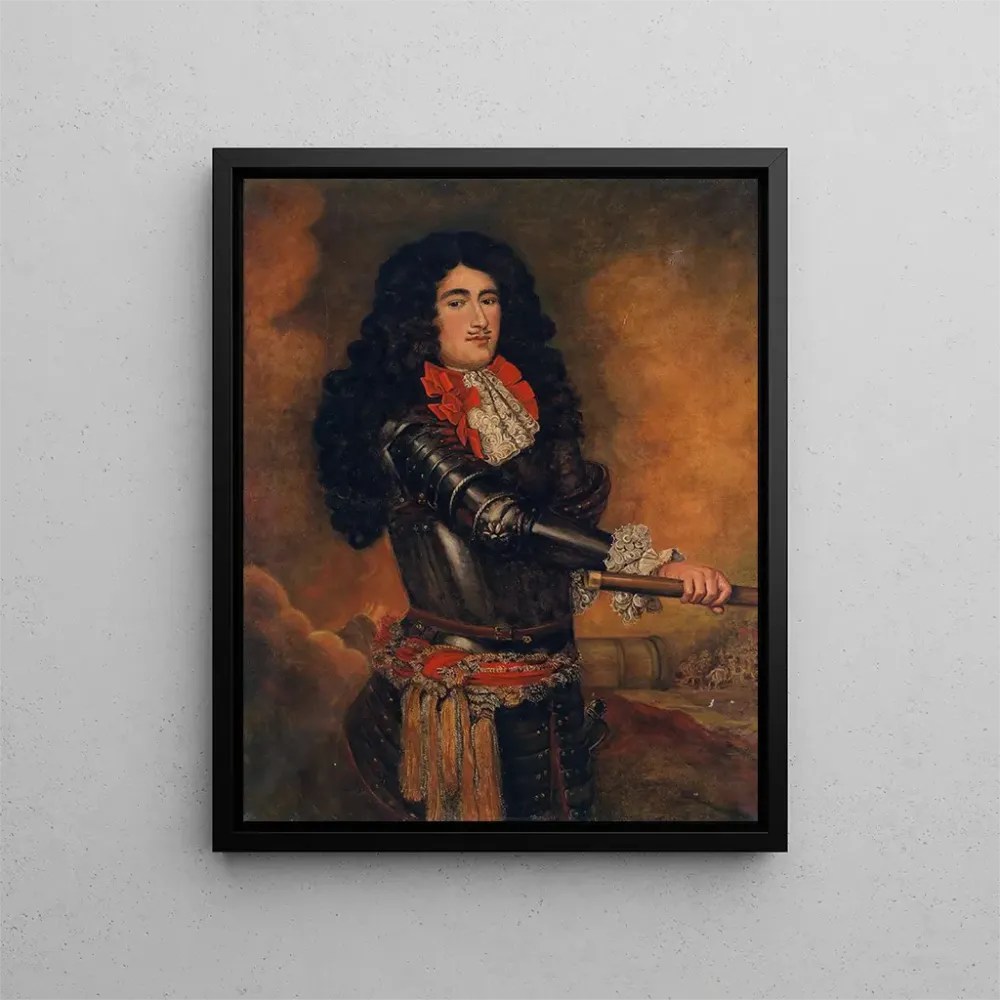 Gemälde Portrait von Henri VI de Reuss - B. Fitzenhofer | Kunstdruck