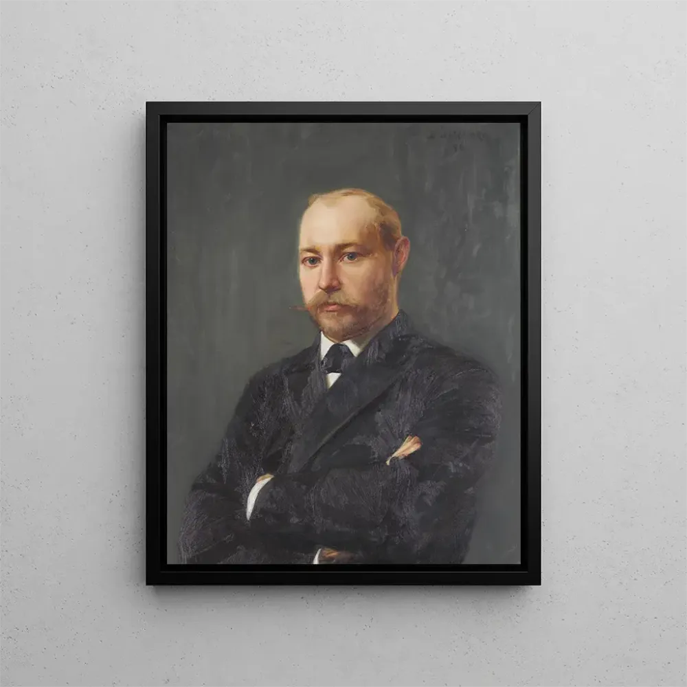 Gemälde Portrait von John Jörster 1861-1918 - Bernhard Störmann | Kunstdruck