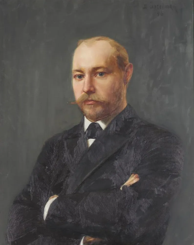 Gemälde Portrait von John Jörster 1861-1918 - Bernhard Störmann | Kunstdruck