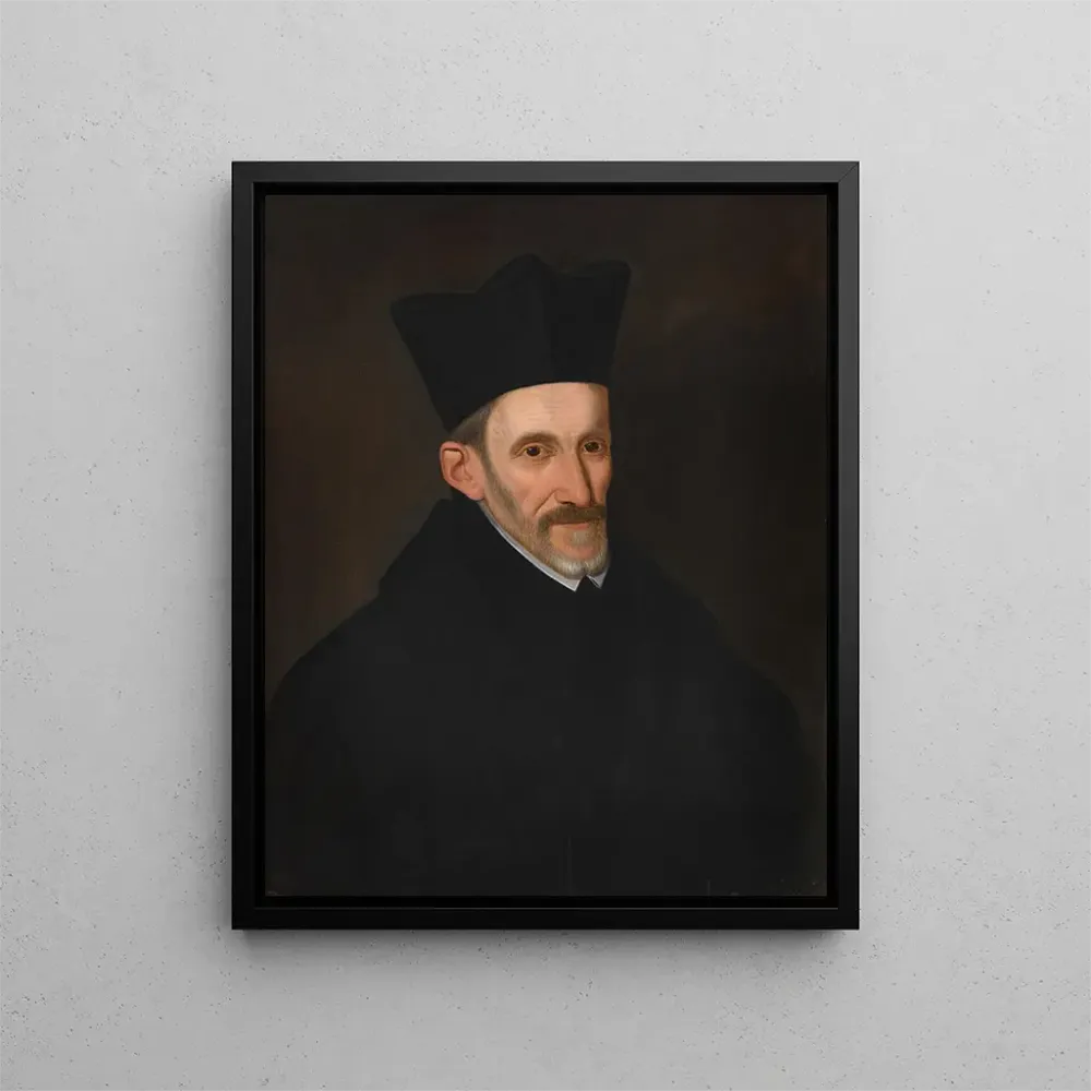 Gemälde Portrait von Léonard de Lessius - Anonym | Kunstdruck