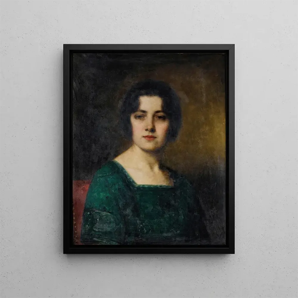 Gemälde Portrait von Madame Ferette - Alexei Harlamoff | Kunstdruck