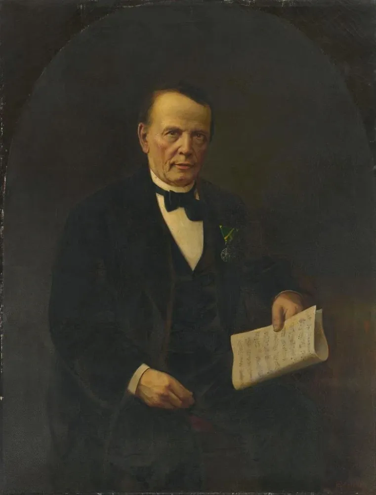 Gemälde Portrait von Michael Welte - Alexander Dilger | Kunstdruck