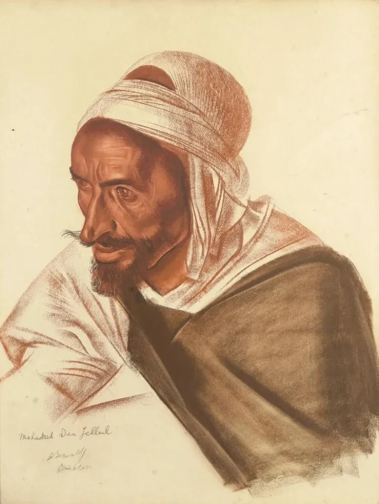 Gemälde Portrait von Mohamed ben Jellul - Alexandre Iacovleff | Kunstdruck