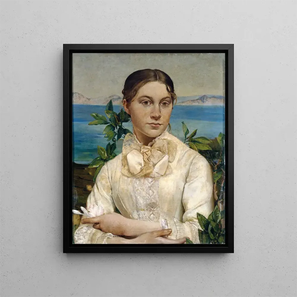 Gemälde Portrait von Nomi Renan, zehn - siebzehn Jahre - Ary Cornelis Renan