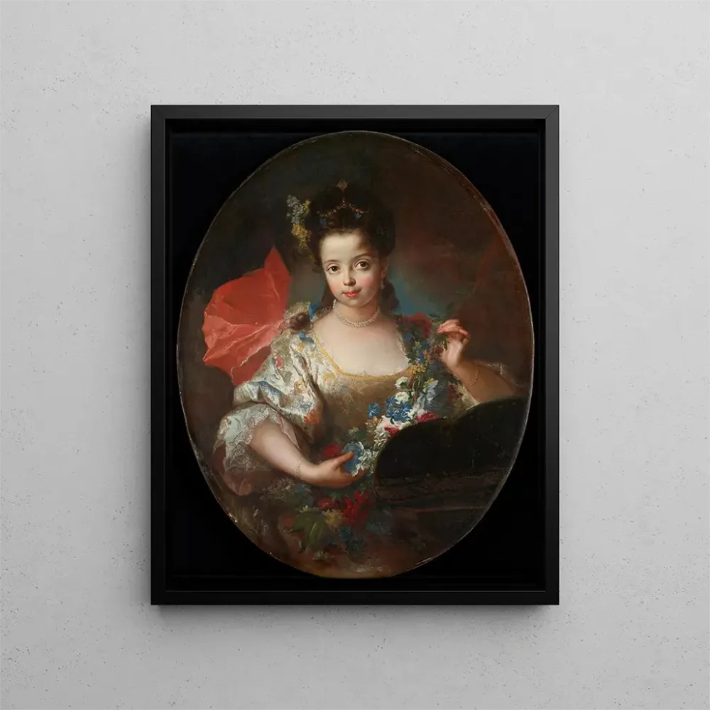 Gemälde Portrait von Ursula-Anne Dubuisson - Antoine Pesne | Kunstdruck