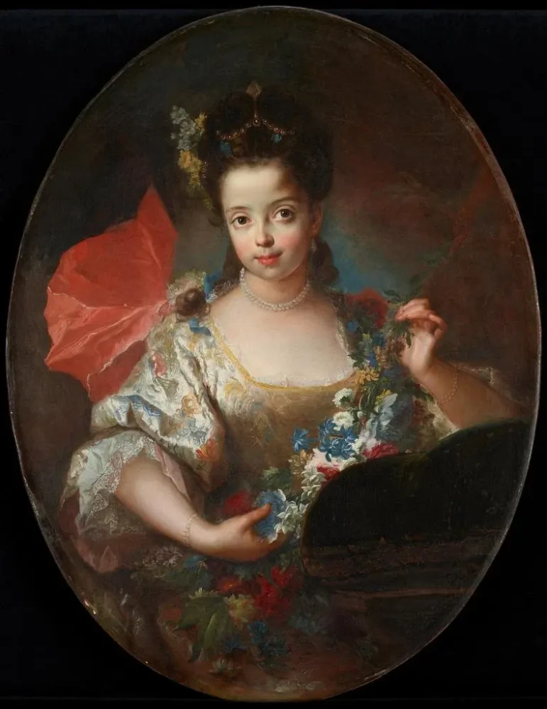 Gemälde Portrait von Ursula-Anne Dubuisson - Antoine Pesne | Kunstdruck