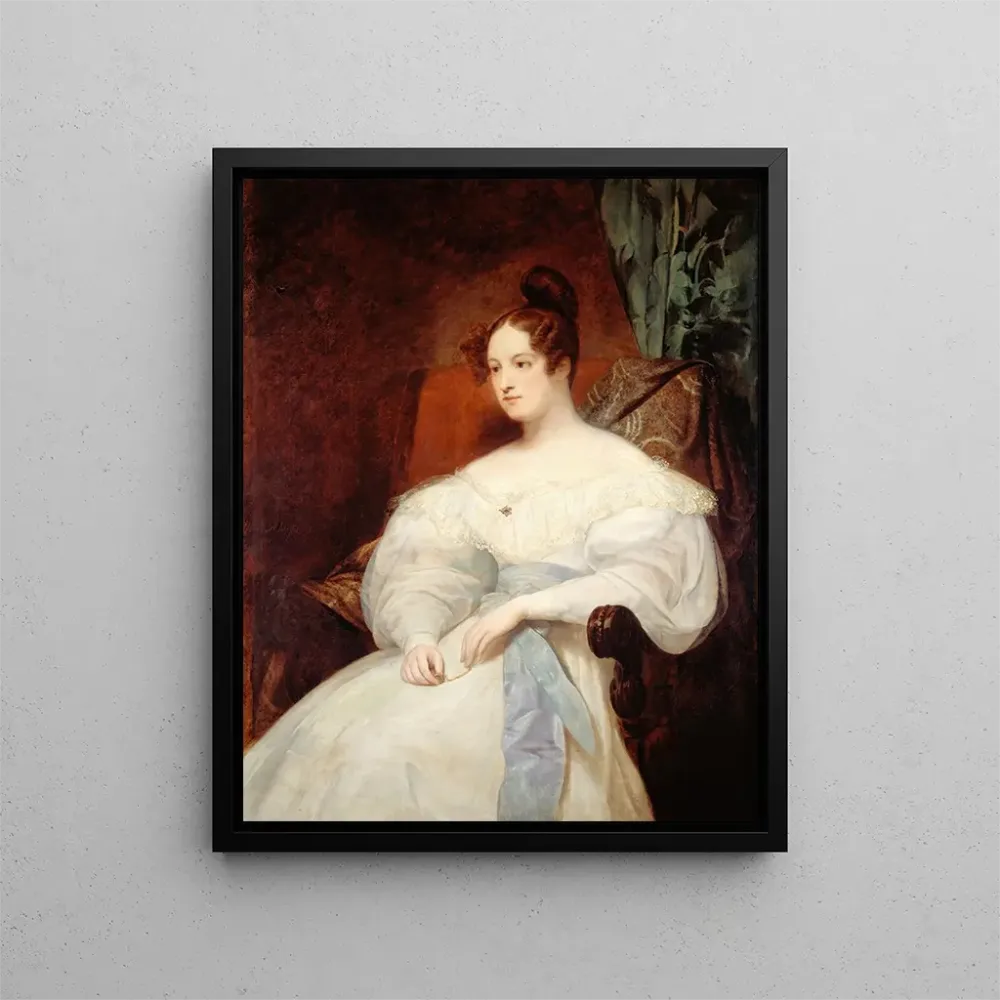 Gemälde Porträt mutmaßlich der Prinzessin Louise von Orléans - Ary Scheffer | Kunstdruck
