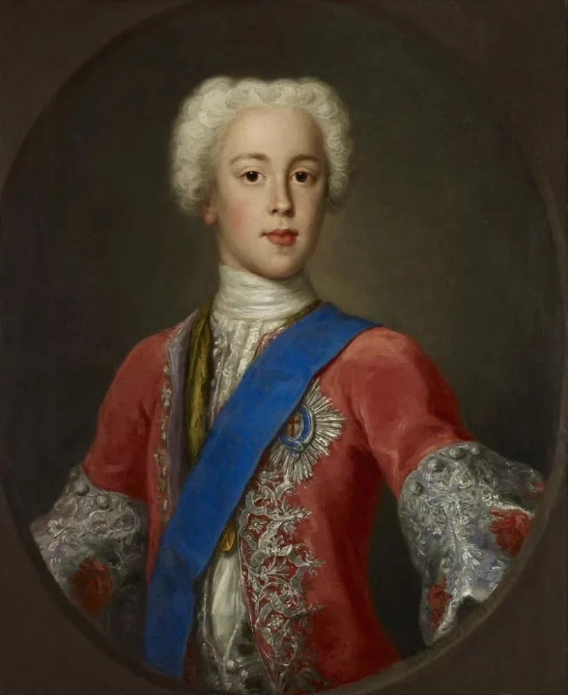 Gemälde Prince Charles Édouard Stuart 1720 - Antonio David