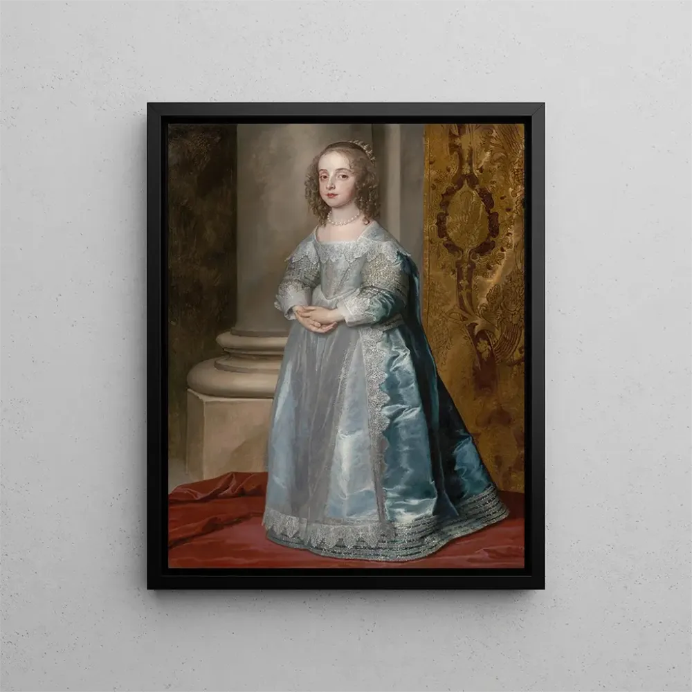 Gemälde Prinzessin Mary, Tochter von Karl I. - Antoine van Dyck | Kunstdruck